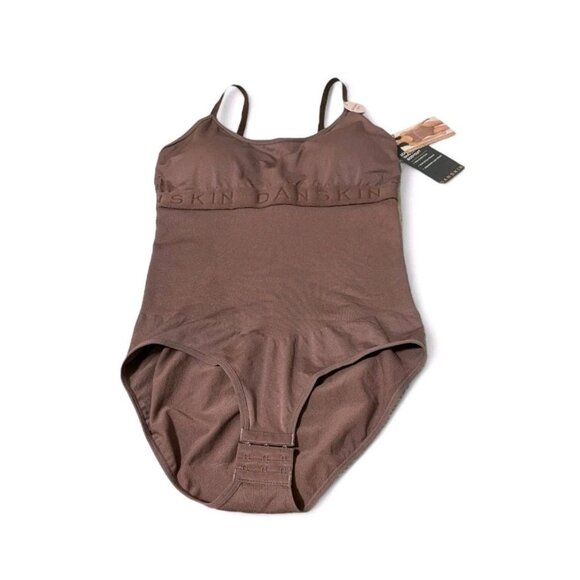 Danskin Women's Seamless Shaping Bodysuit Size M Brown Adjustable NWT - Picture 3 of 15